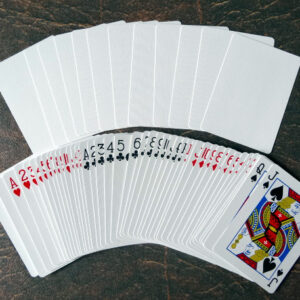 Cartes Bicycle à dos blancs