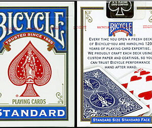 Bicycle standard - Playing Cards Poker (Blue) - Rider-Back- New design