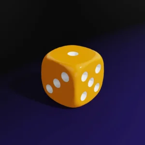 Magnetic Dice by Iarvel Magic (yellow) for Espionage